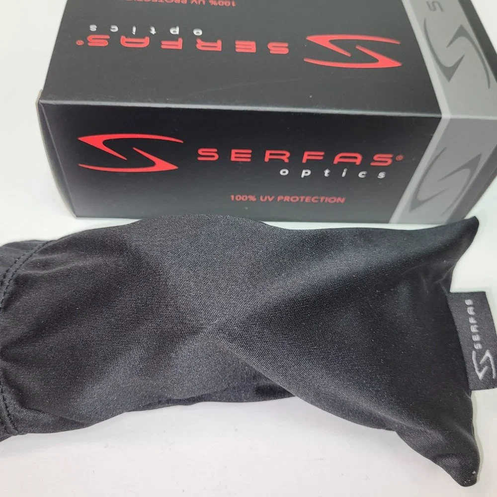 Serfas Mash Sunglasses Gloss Black With Silver Lenses #5011 Retail $50 - Picture 6 of 13